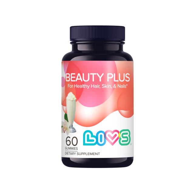 Изображение товара Ливс Бьюти Плюс Кожа Волосы Ногти мармеладные пастилки 60 шт Витамины минералы