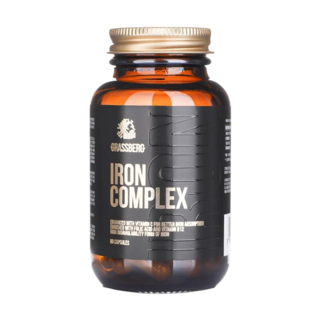 Изображение товара Грассберг Комплекс Железа капсулы 60 шт для профилактики и лечения анемий