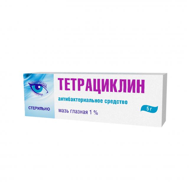 Изображение товара Тетрациклин мазь глазная 1% 5г Синтез