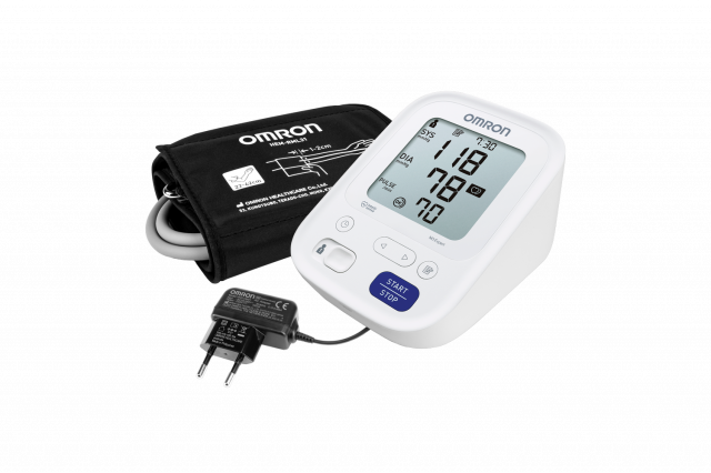 Изображение товара Автоматический тонометр Омрон M3 Expert HEM-7154-ALRU с индикаторами и приложением