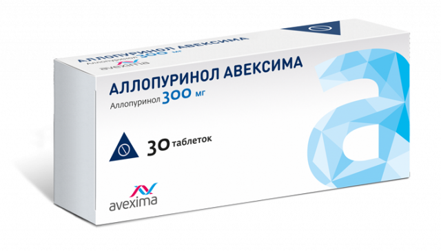 Изображение товара Аллопуринол Авексима таблетки 300мг №30