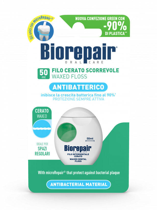 Изображение товара Вощеная зубная нить Biorepair Filo Cerato Scorrevole 50 м