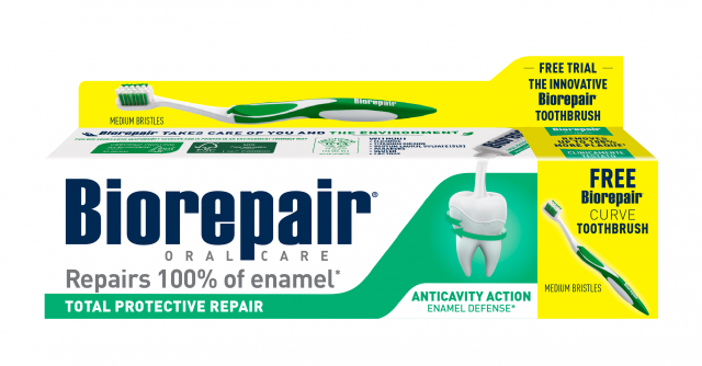 Изображение товара Набор для ухода за полостью рта Biorepair Total Protection с щеткой и пастой