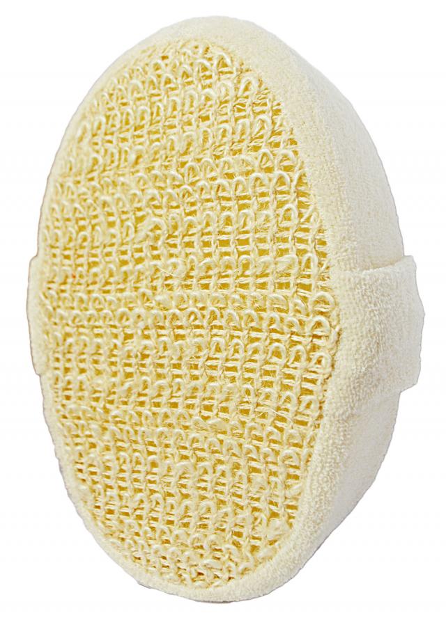 Изображение товара Мочалка натур крапива и хлопок овальная Бьюти Формат