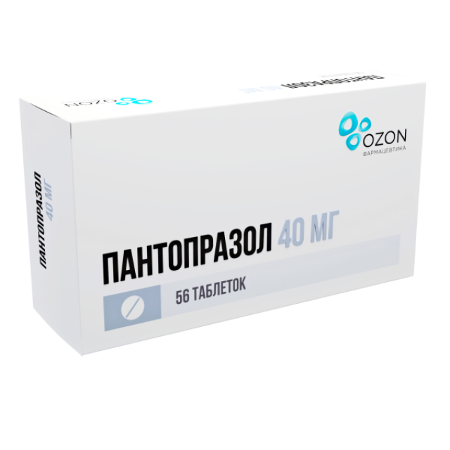 Изображение товара Пантопразол Озон таблетки покрытые оболочкой 40мг №56