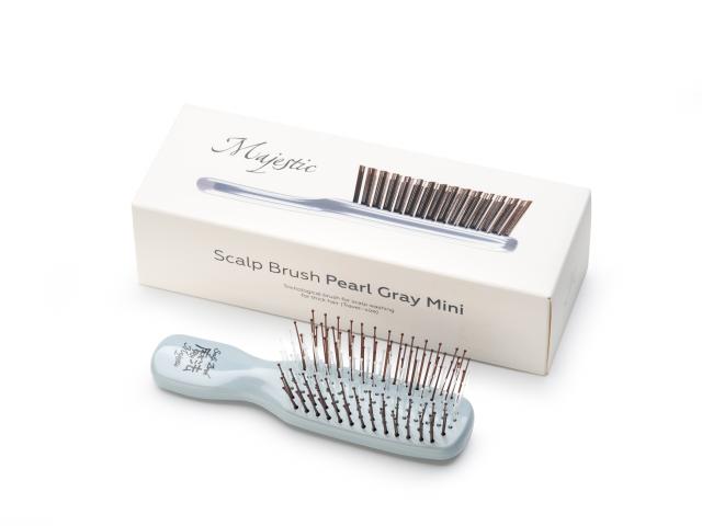 Изображение товара Мажестик мини пёрл грэй расческа для ослабленных волос 198 зубчиков комфортное использование