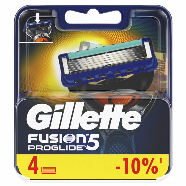 Изображение товара Сменные кассеты Gillette Fusion5 ProGlide для бритвы