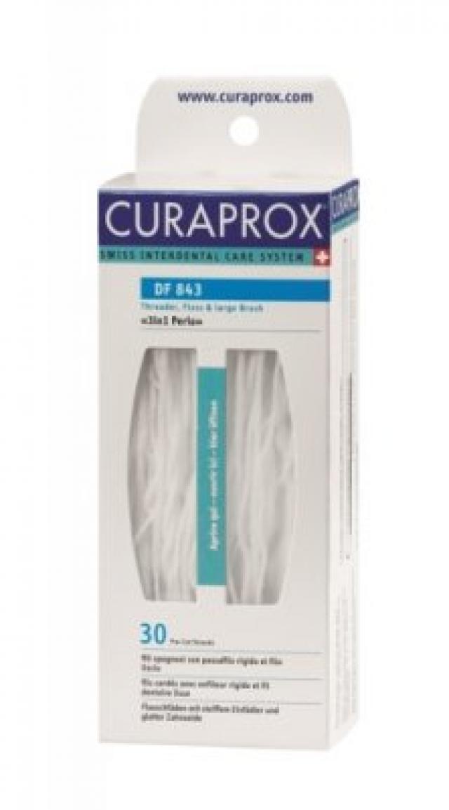 Изображение товара Межзубная нить Curaprox DF 843 для очистки широких межзубных промежутков