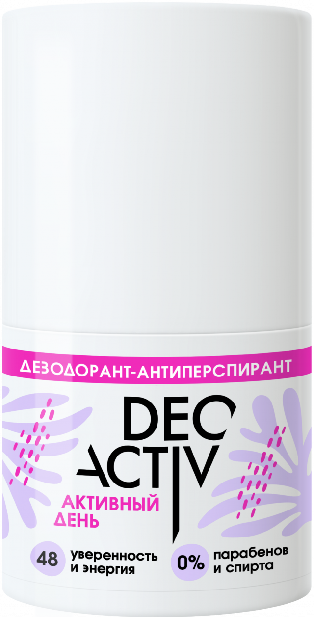 Изображение товара Дезодорант-ролик ДеоАктив Активный день 50мл для защиты и свежести