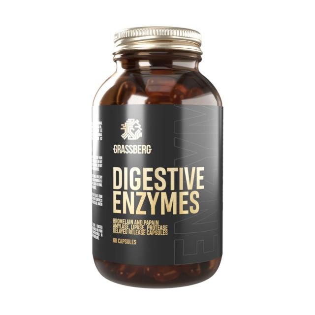 Изображение товара Грассберг Пищеварительные ферменты капсулы №60 для улучшения пищеварения