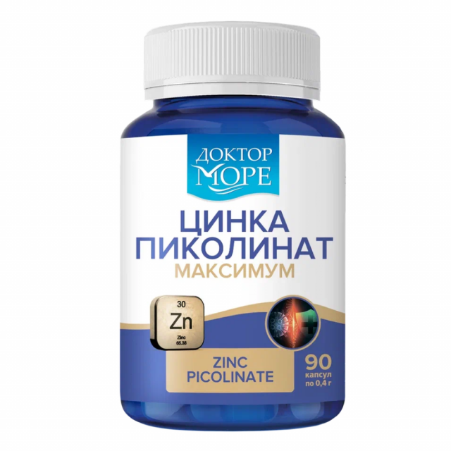 Изображение товара Доктор Море Цинка пиколинат Максимум капсулы №90