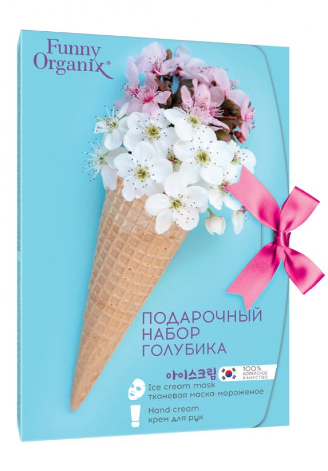 Изображение товара Подарочный набор Фанни Органикс Blueberry для лица и рук с маской и кремом 30 мл