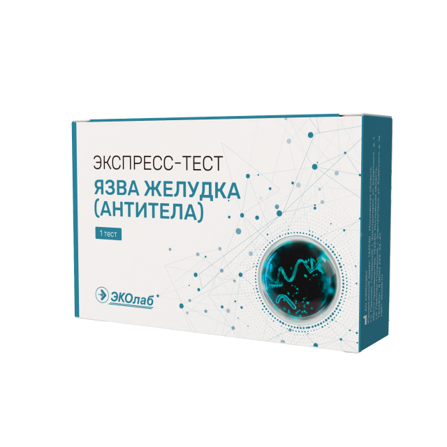 Изображение товара Эколаб экспресс-тест ИХА-Хелико антитела для диагностики Helicobacter pylori