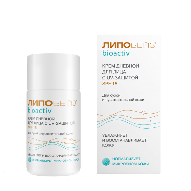 Изображение товара Дневной крем для лица ЛИПОБЕЙЗ БИОАКТИВ 50мл для сухой чувствительной кожи