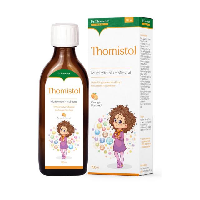 Изображение товара Др. Томсон Томистоль сироп для детей мультивитамины + минералы апельсин 150мл