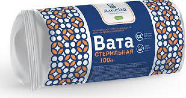 Изображение товара Вата хирург. стер. 100г Амелия