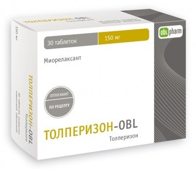 Изображение товара Толперизон-OBL таблетки покрытые оболочкой 150мг №30