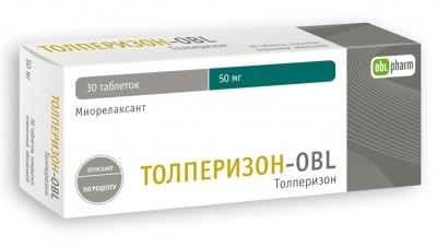 Изображение товара Толперизон-OBL таблетки покрытые оболочкой 50мг №30