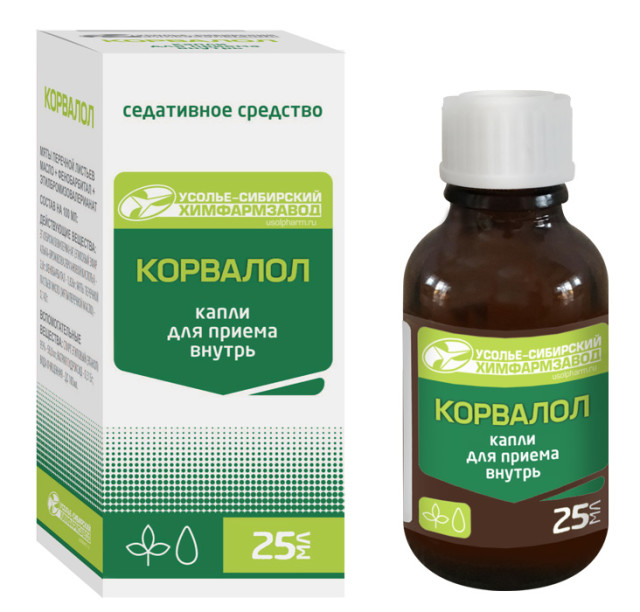 Изображение товара Корвалол капли внутрь 25мл