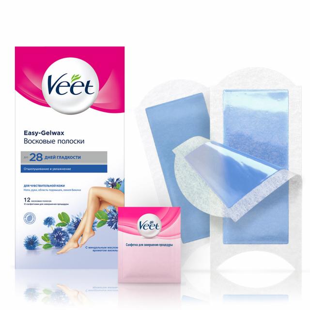 Изображение товара Восковые полоски для депиляции Veet для чувствительной кожи №12