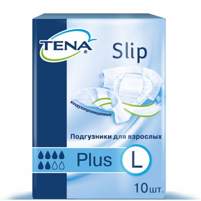 Изображение товара Тена Слип Плюс подгузники L №10