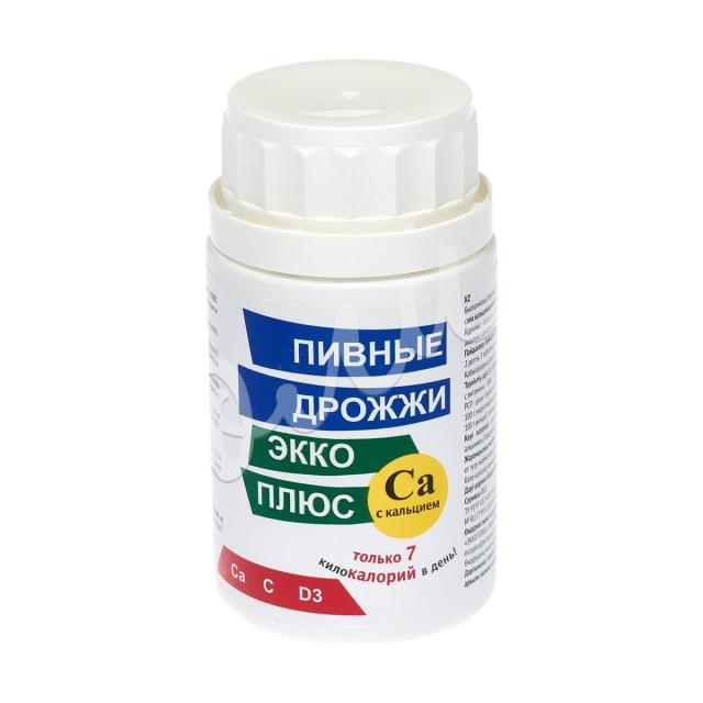 Изображение товара Дрожжи пивные Экко плюс с кальцием таблетки №100 для обмена веществ и укрепления организма
