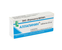 Изображение товара Аллапинин таблетки 25мг №30