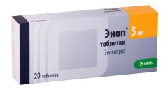 Изображение товара Энап таблетки 5мг №20