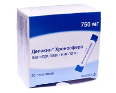 Изображение товара Депакин Хроносфера гранулы пролонгированные 750мг №30