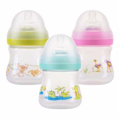 Изображение товара Курносики бутылочка широк.горло 150мл+соска силикон 11208