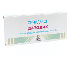 Изображение товара Дазолик таблетки покрытые оболочкой 500мг №10