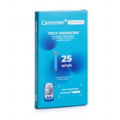 Изображение товара Сателлит Экспресс тест-полоски для глюкометра №25