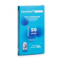Изображение товара Сателлит Экспресс тест-полоски для глюкометра №50
