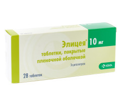 Изображение товара Элицея таблетки покрытые оболочкой 10мг №28