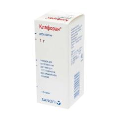Изображение товара Клафоран порошок для инъекций 1г