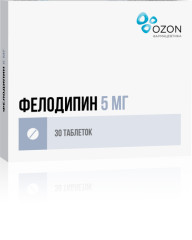 Изображение товара Фелодипин Озон таблетки пролонгированные 5мг №30