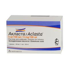Изображение товара Акласта раствор для инфузий 5мг/100мл фл. №1