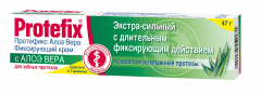 Изображение товара Протефикс крем для фиксации зубных протезов экстра сильный алоэ 40мл
