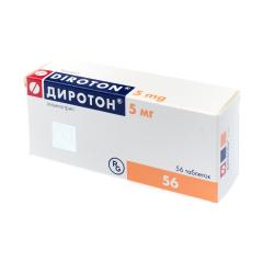 Изображение товара Диротон таблетки 5мг №56