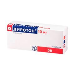Изображение товара Диротон таблетки 10мг №56