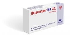 Изображение товара Депренорм МВ таблетки покрытые оболочкой 35мг №60