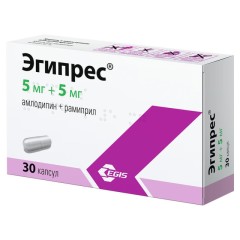 Изображение товара Эгипрес капсулы 5мг+5мг №30