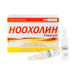 Изображение товара Ноохолин раствор для инъекций внутривенно внутримышечно 250мг/мл 4мл №3