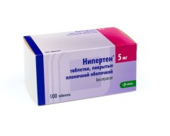 Изображение товара Нипертен таблетки покрытые оболочкой 2,5мг №30