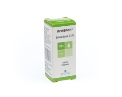 Изображение товара Ирифрин капли глазные 2,5% 5мл