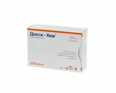 Изображение товара Докси-Хем капсулы 500мг №30
