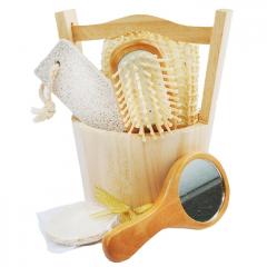 Изображение товара Набор банный (мочалки/варежка/пемза ) №3 3665344