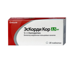 Изображение товара ЭсКорди Кор таблетки 2,5мг №30
