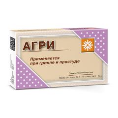 Изображение товара Агри (антигриппин гомеопатические) гранулы для взрослых 20г
