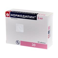 Изображение товара Нормодипин таблетки 5мг №30